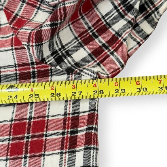 Disney Adult 2XL Pajama PJ Set Christmas 2022 Mickey Holiday Tartan Plaid Red - Picture 10 of 14